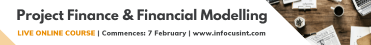 Project Finance & Project Financial Modelling Top Banner