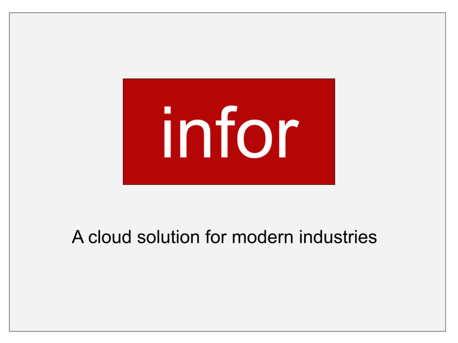 Infor ERP