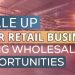 scale up your retail business using wholesale opportunities