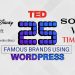 25 Famous Brands using Wordpress