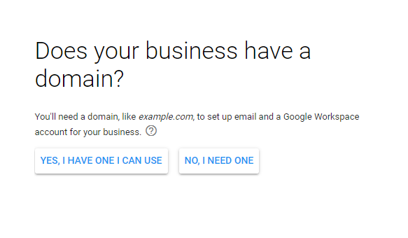 Setting up your Domain